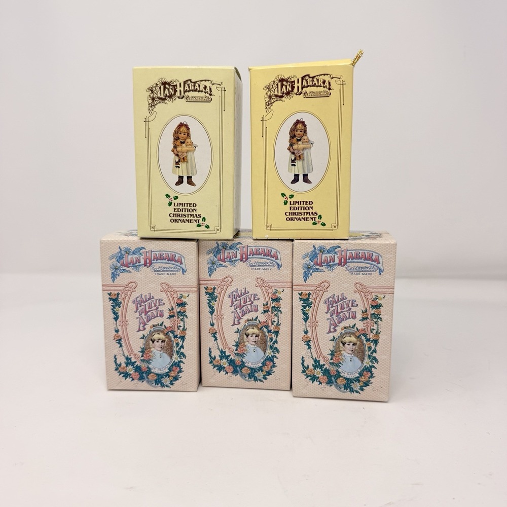 Jan Hagara Vintage‎ 
 Christmas Ornament Figurine Lot of 6 w/ Boxes - Picture 11 of 11
